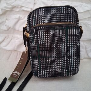 American Leather Co Cleveland Crossbody Bag Plaid